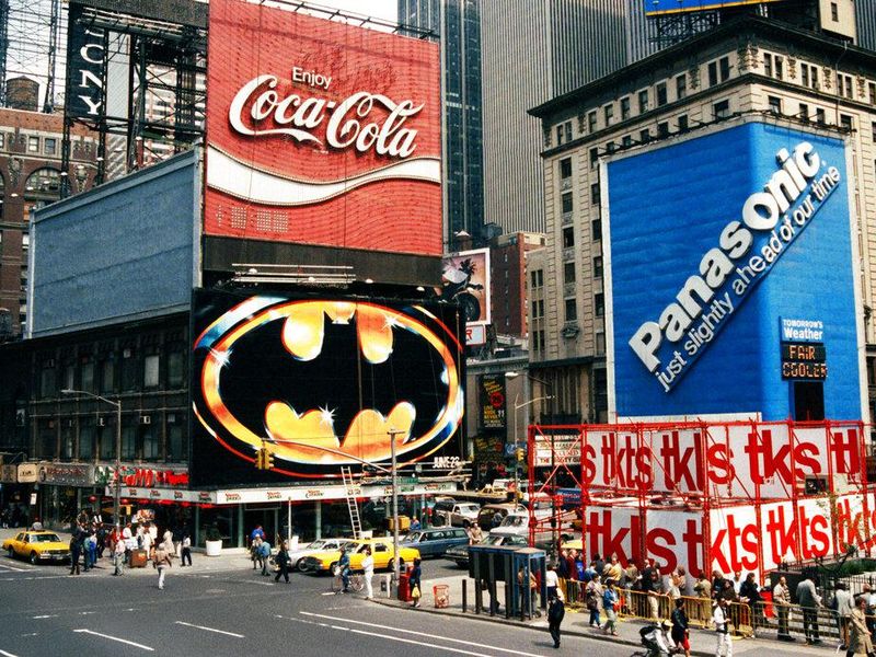 Batman Premiere in Times Square