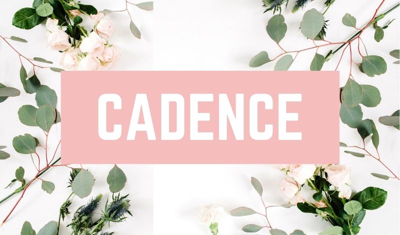 Beautiful Baby Girl C Names: Cadence