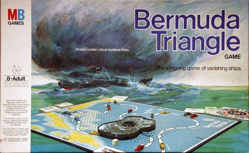 Bermuda Triangle board game box cover