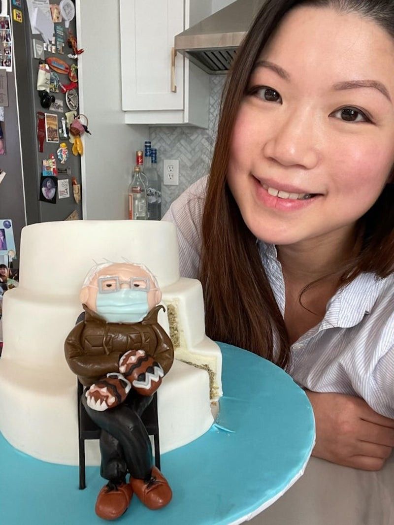 Bernie Sanders cake