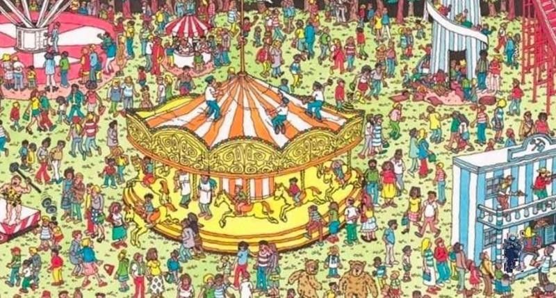 Bernie Sanders in Where's Waldo