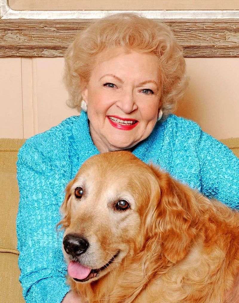 Betty and her rescue dog