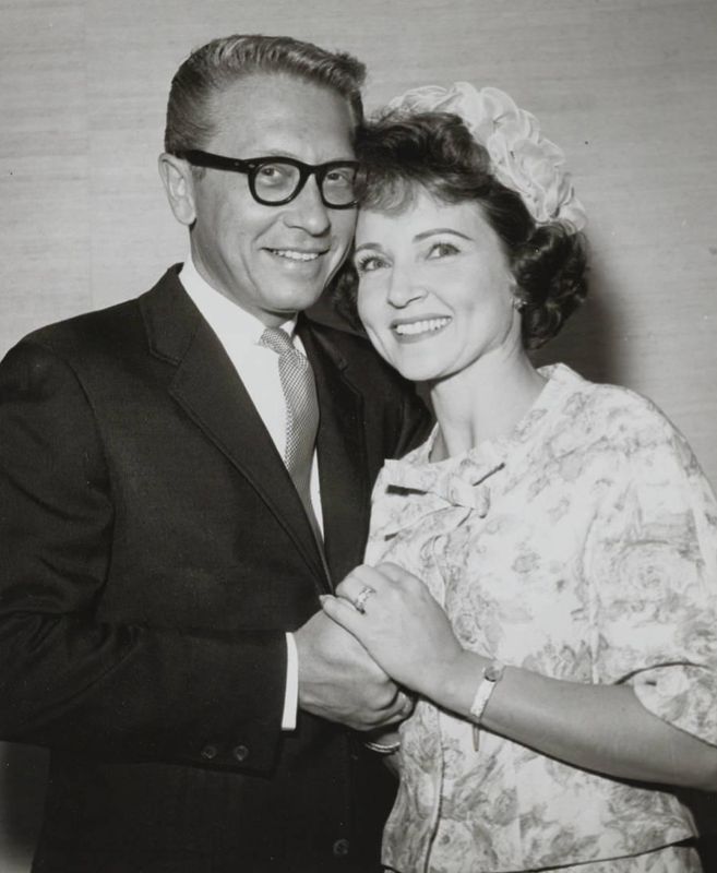 Betty White and Allen Ludden wedding photo