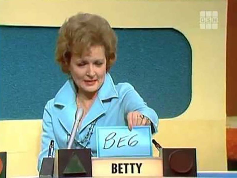 Betty White on Match game