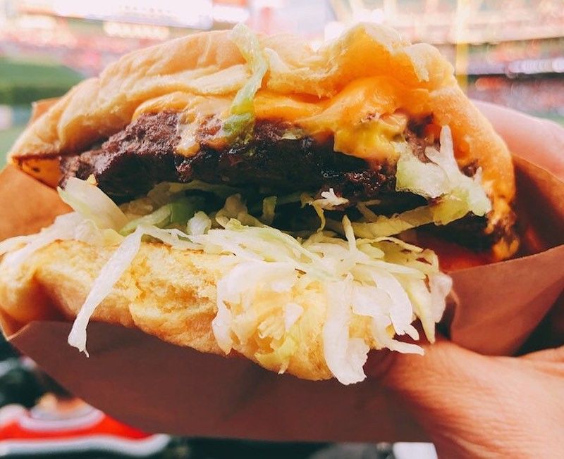 Big A Burger, baseball game food