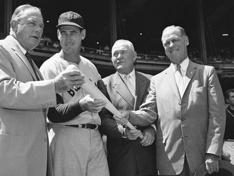 Bill Terry, Ted Williams, Rogers Hornsby, George Sisler