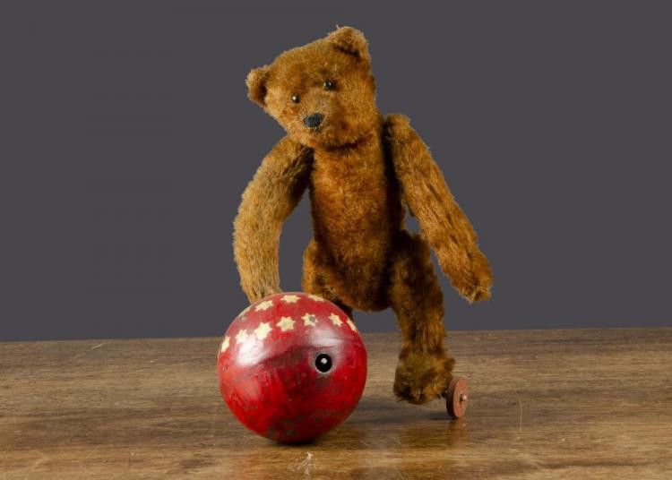 Bing Clockwork Teddy With Ball