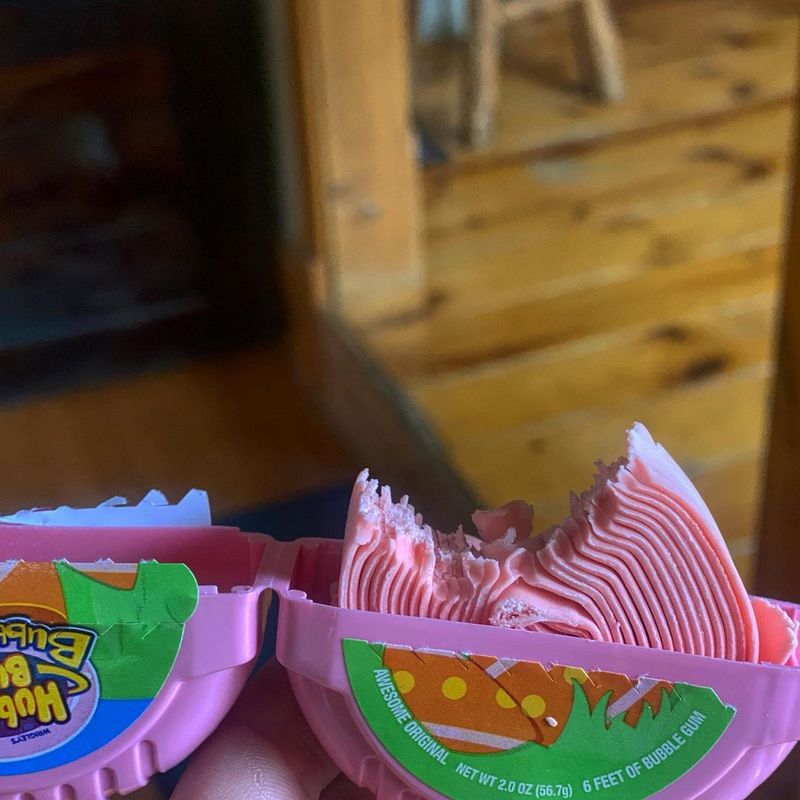 Bite out of Hubba Bubba