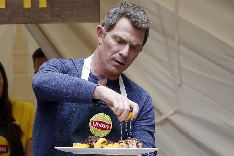 Bobby Flay turned "head counselor" demonstrates how to make delicious summer dishes