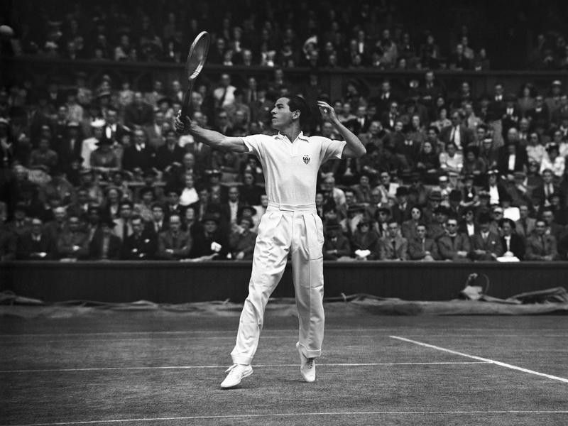 Bobby Riggs at Wimbledon 1939