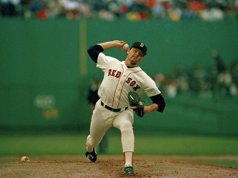 Boston Red Sox pitcher Roger Clemens