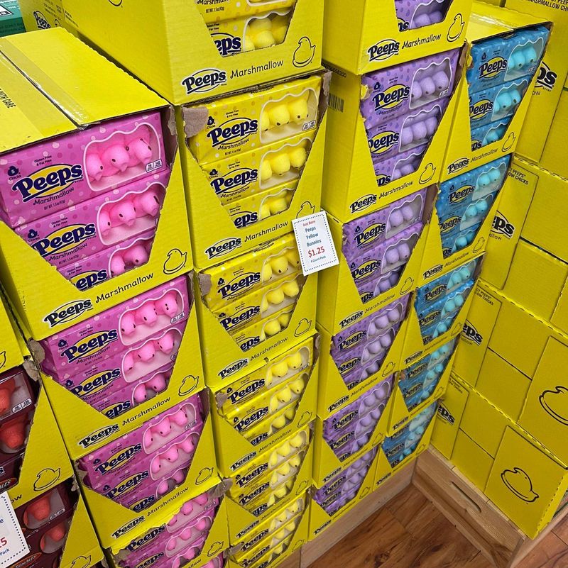 Boxes of Peeps