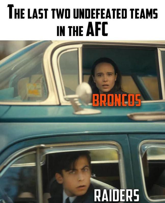Broncos and Raiders memes