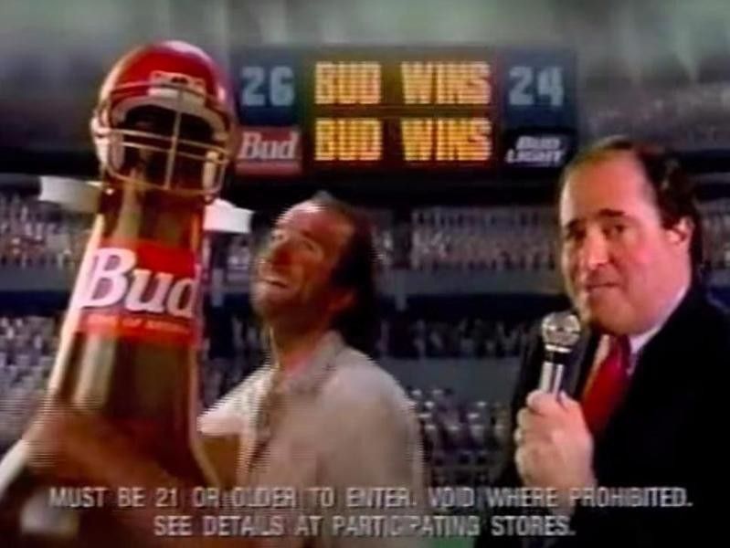 Bud Light commercial with Chris Berman in 1995