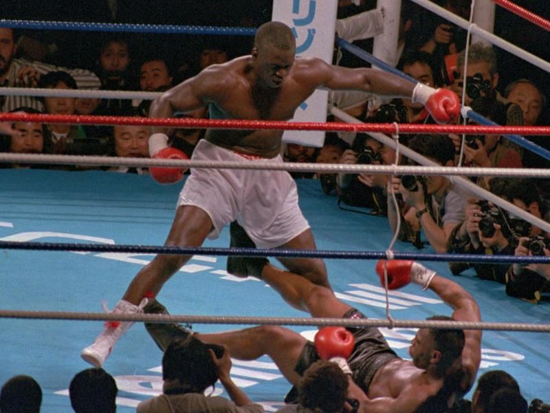 Buster Douglas and Mike Tyson