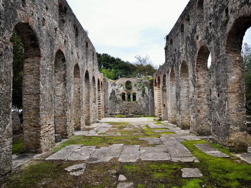 Butrint ruins in Ksamil, Albania