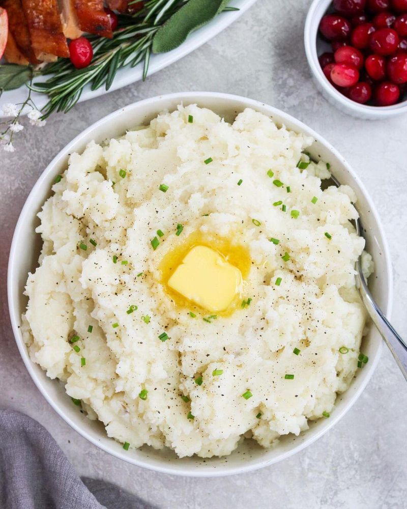 Buttery mashed potatoes
