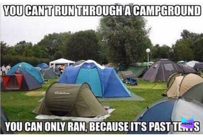 Camping puns