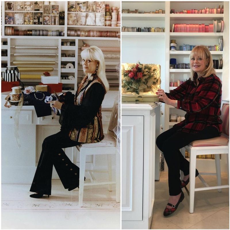 Candy Spelling's gift-wrapping room