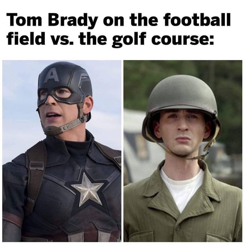 Captain America, Tom Brady meme