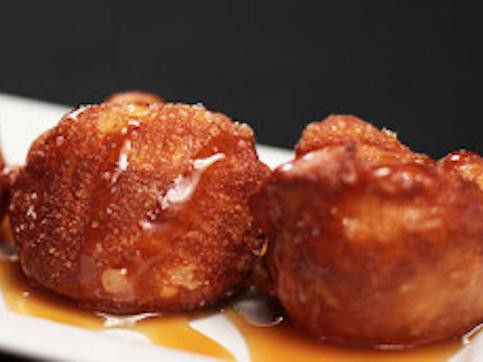 Caramel Bacon Fritters