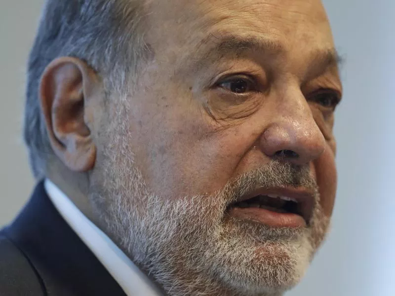 Mexican business magnate Carlos Slim.
