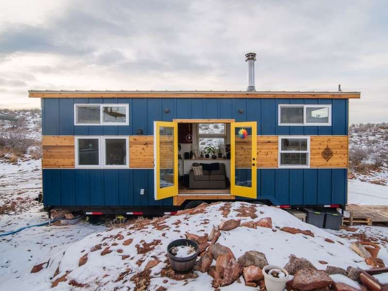 Carrie and Dan’s Tiny House on Wheels in Colorado