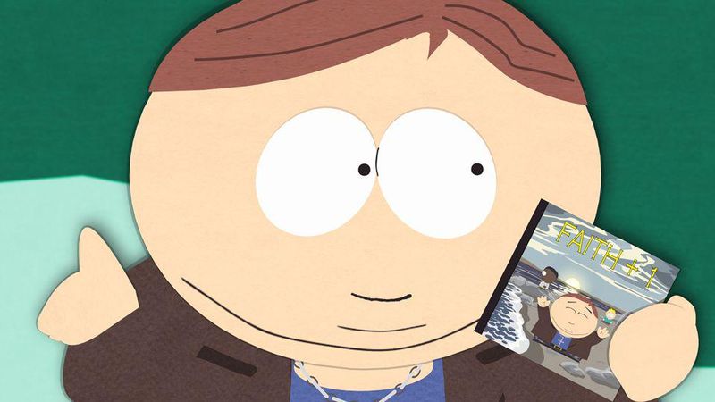 Cartman with his CD