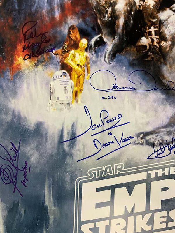 Cast-signed “Empire Strikes Back” Poster