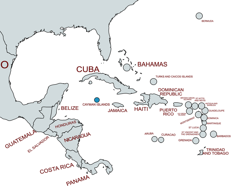 Cayman map