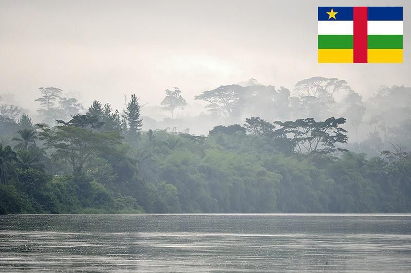 Central African Republic jungle river