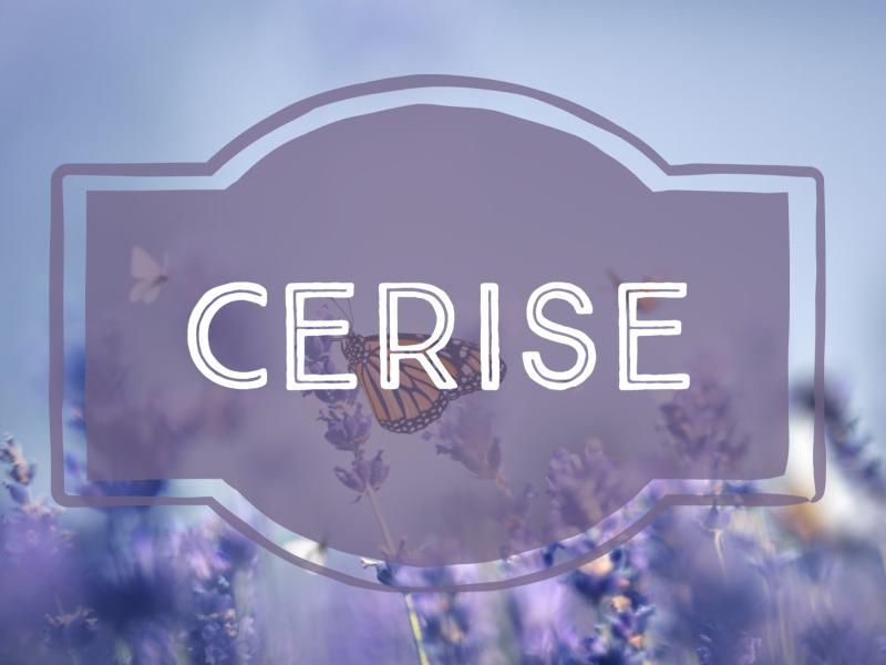 Cerise nature-inspired baby name