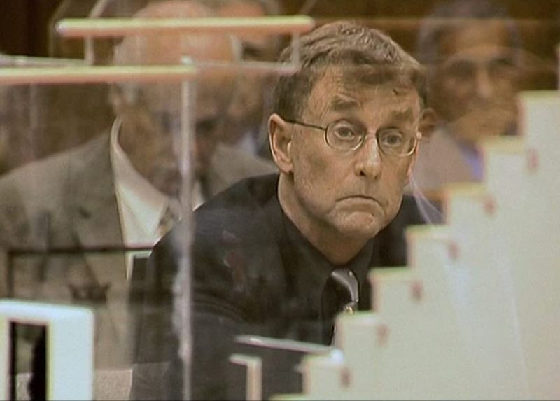 Character on trial from 'The Staircase'