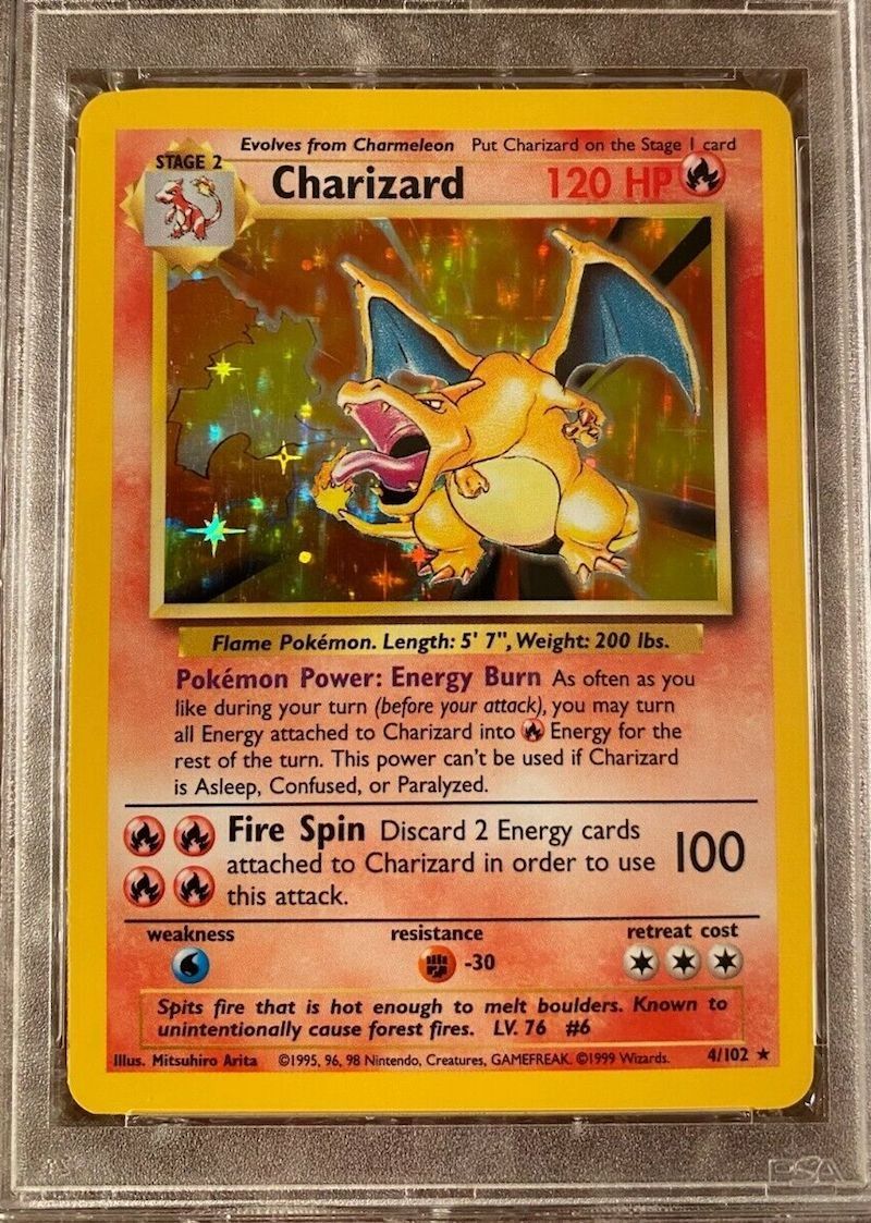 Charizard Holo Pokemon Card