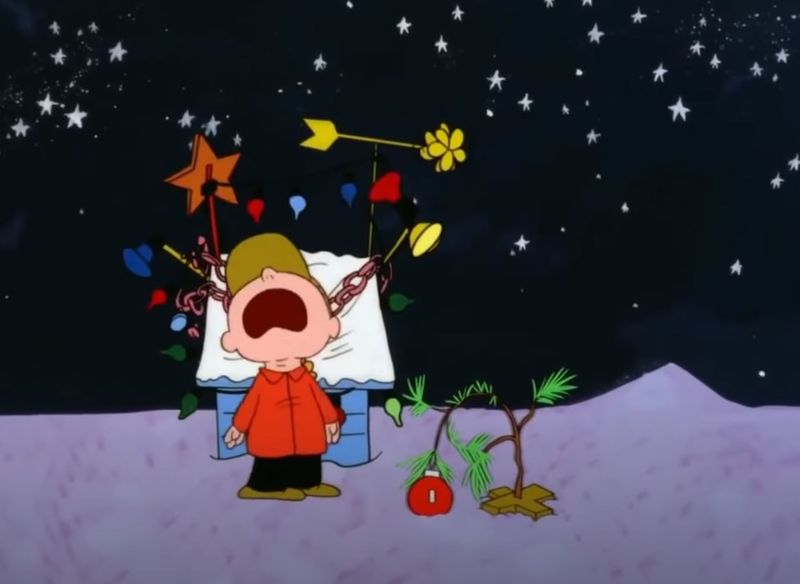 Charlie Brown's Christmas sapling