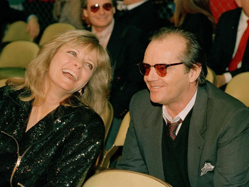 Cheryl Tiegs and Jack Nicholson