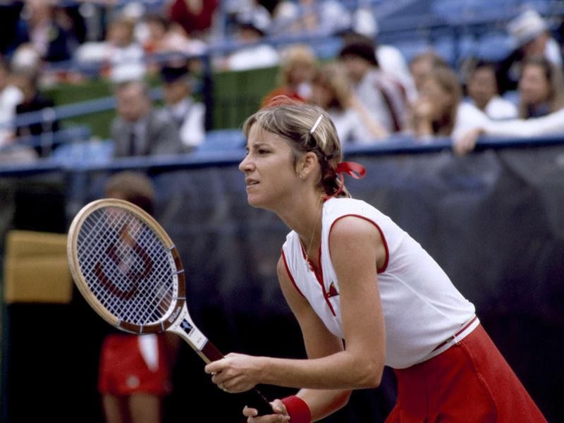 Chris Evert, one of the greatest female tennis players of all time