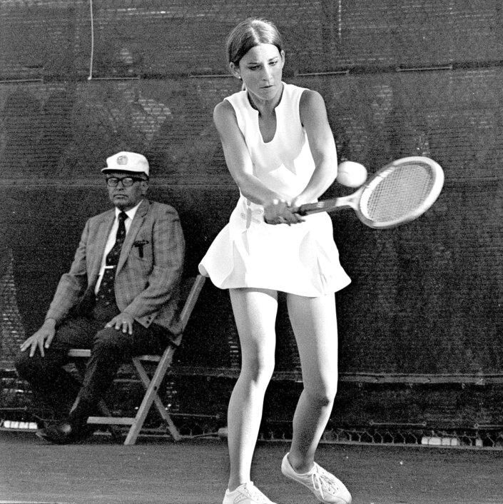 "Chrissie" was the signature star of 1970s women's tennis
