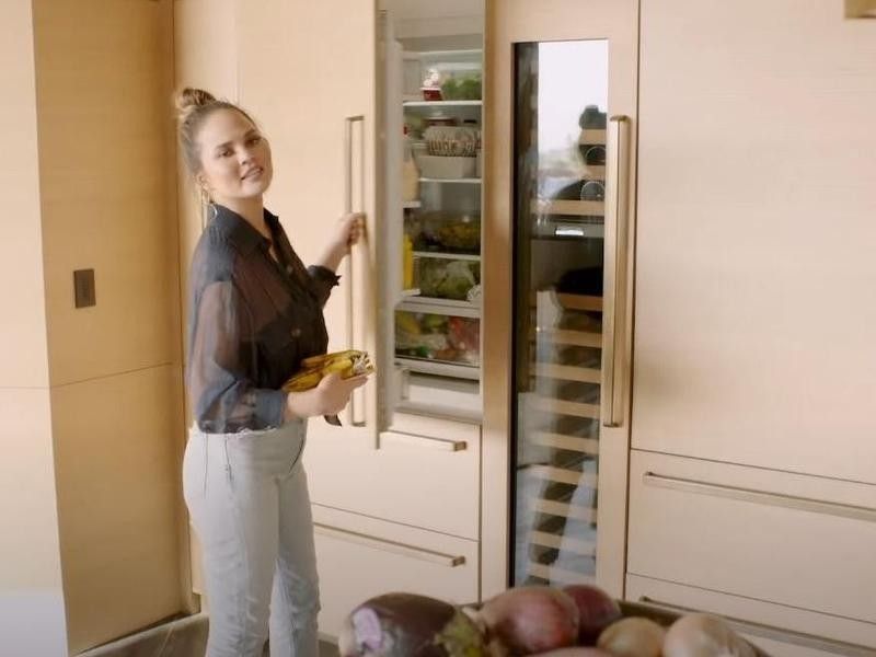 Chrissy Teigen's fridge