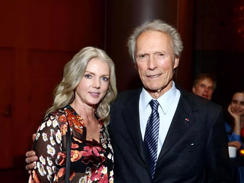 Christina Sandera and Clint Eastwood at The DGA Theater in Los Angeles.