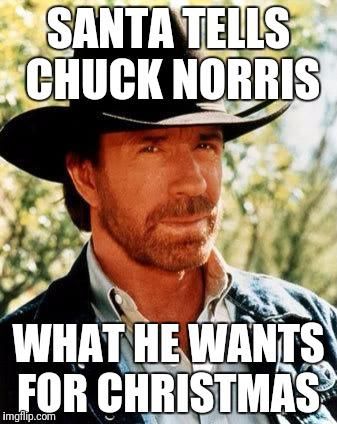 Chuck Norris Christmas meme