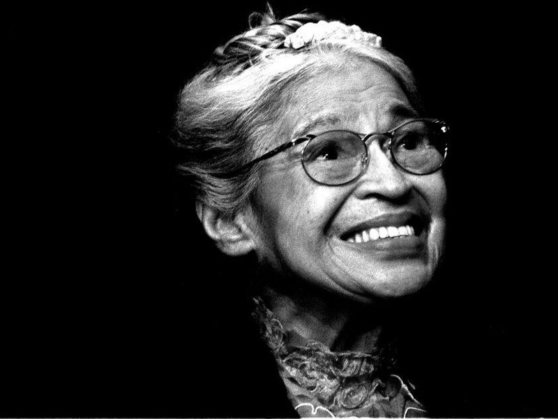 Civil rights pioneer Rosa Parks