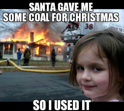 Coal for Christmas meme