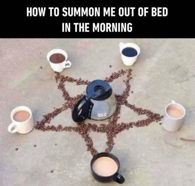Coffee witchcraft meme