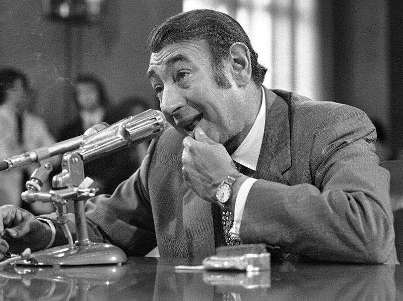 Commentator Howard Cosell