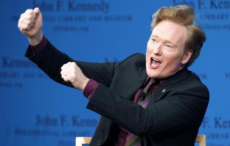 Conan O'Brien talks about comedy at John F. Kennedy Presidential Library