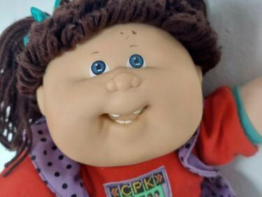 cpk brunette Cabbage Patch Kid doll
