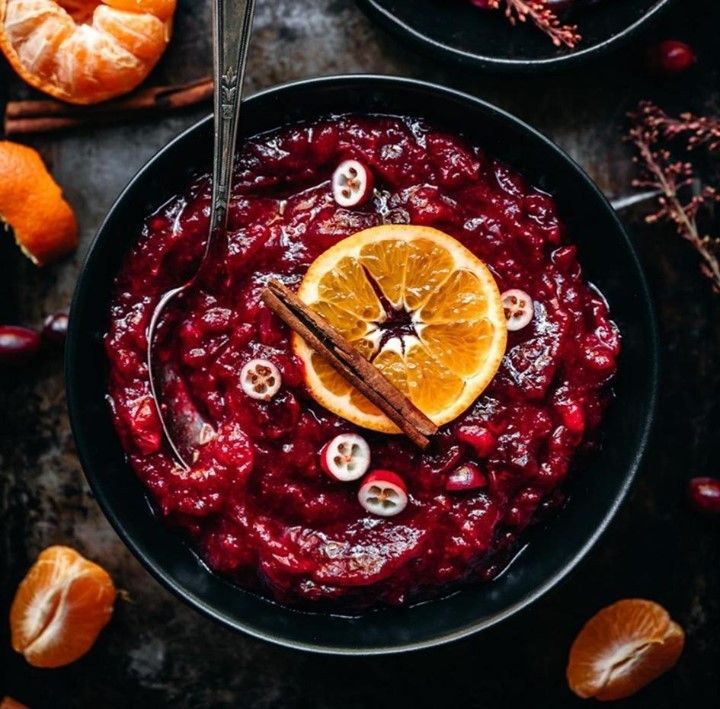 Cranberry Sauce With Oranges and Pecans