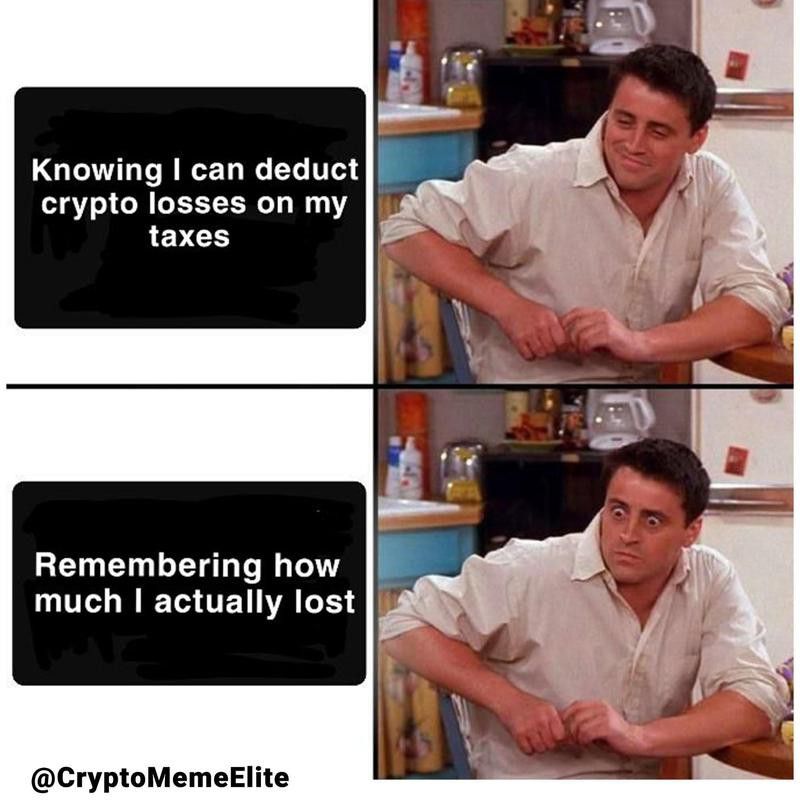 Crypto losses tax meme