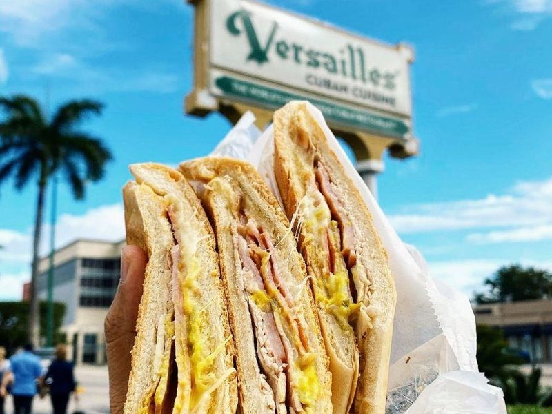 Cuban sandwich in Versailles